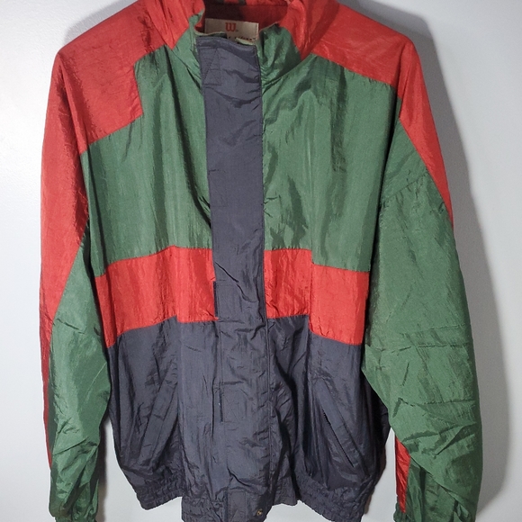 Wilson Colorblock Windbreaker Men Size XL - Picture 1 of 5